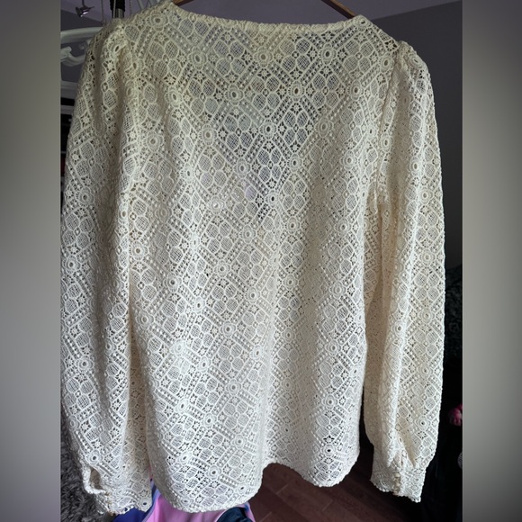 Sézane Gaya blouse, 36, ecru - Picture 4 of 4